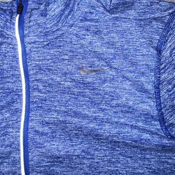 Nike Dri-FIT Pullover Womens XS Blue 1/4 Zip Long Sleeve Running Lightweight Top - Picture 5 of 9